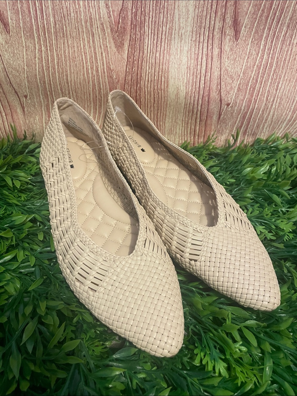 Birdies Goldfinch Women’s Flats Pointed Ballet Dawn Woven Shoes